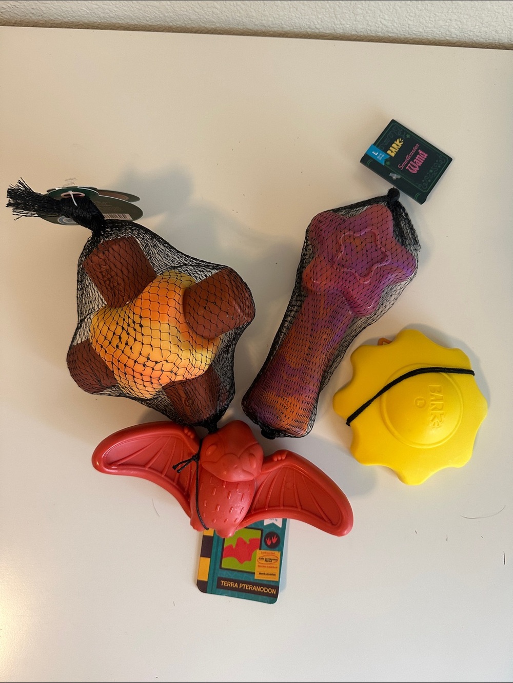 Set of 4 - nylon dog toys